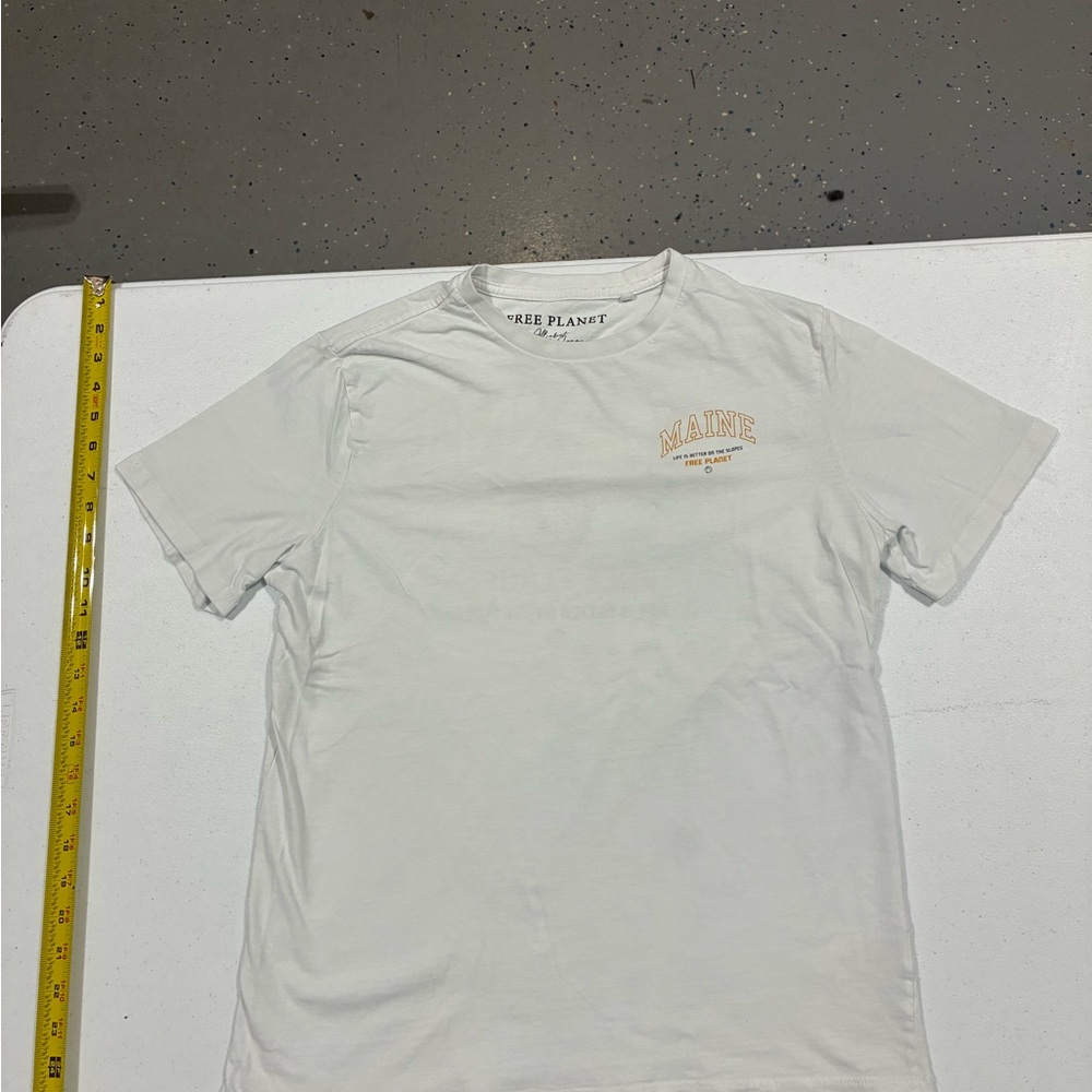 Free Planet White T-Shirt for Men